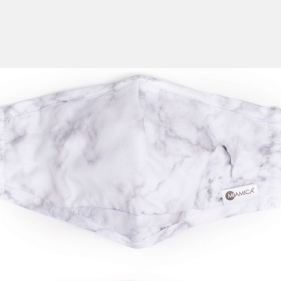 3/$15 MIMICA Marble & Grey Reusable Face Masks▪︎2pk - Picture 3 of 11